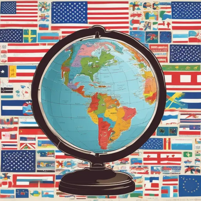 A world map split between US (blue) and international market capitalization (orange), emphasizing the significance of home country bias in investing