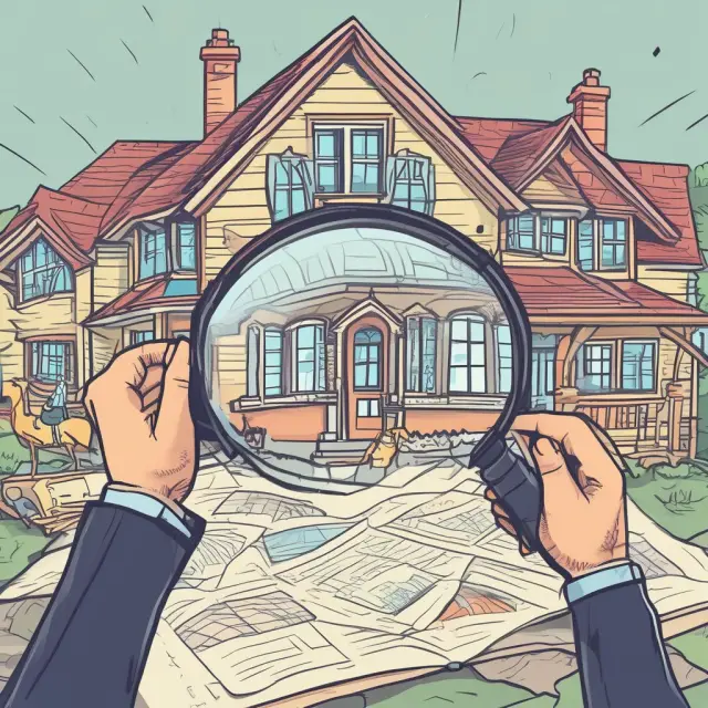 Inspector reviewing home costs and fees, including location, size, age, and additional inspections