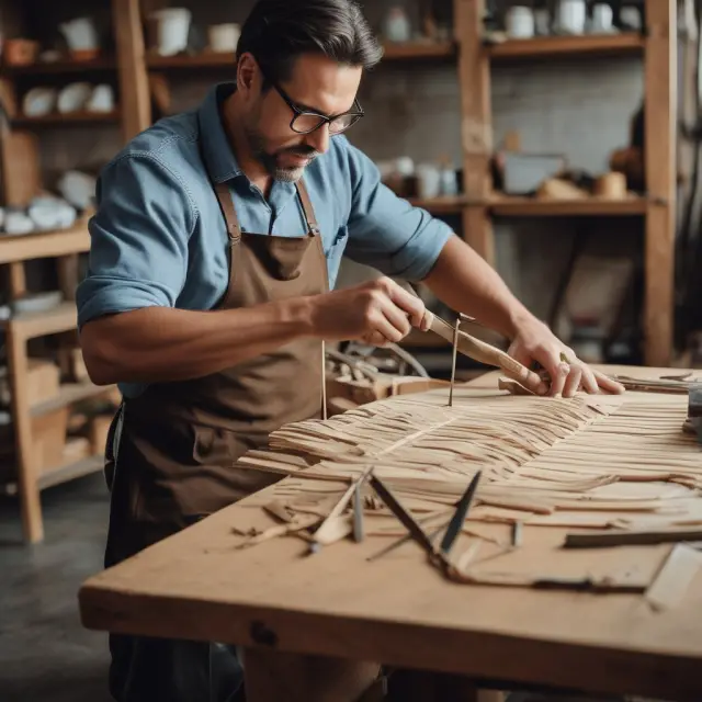 A skilled artisan intertwines a personal loan with various investments to create homemade leverage in the world of finance.