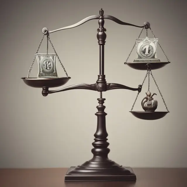 Scales illustrating the difference in tax rates for corporations and individuals, emphasizing challenges of replicating corporate leverage through homemade leverage