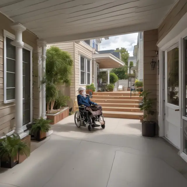 An elderly person