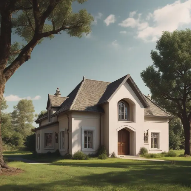 Image of a house with a protective shield, illustrating the financial benefits and security provided by homestead exemptions