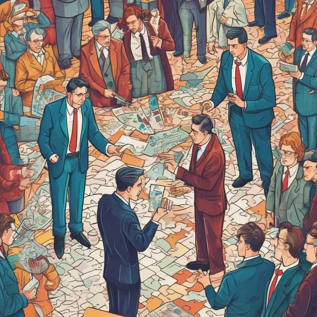 Rational investors constructing efficient portfolios using identical expectations, symbolizing the significance of homogeneous assumptions in Modern Portfolio Theory