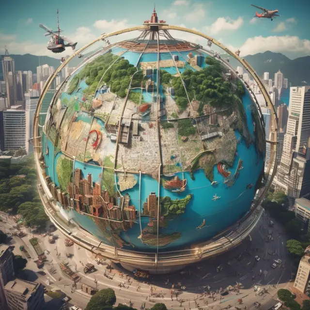 A globally connected marketplace, featuring banking, technology, real estate, and other sectors, represented on the Hong Kong Stock Exchange.