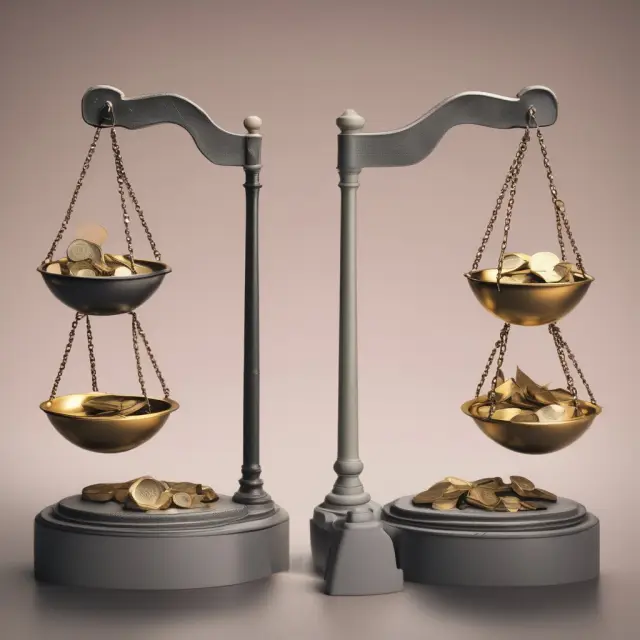 A pair of scales displays credits piled differently: $1,800 for the Hope Credit and $2,500 for American Opportunity Tax Credit (AOTC), emphasizing their contrasting maximum credit limits.
