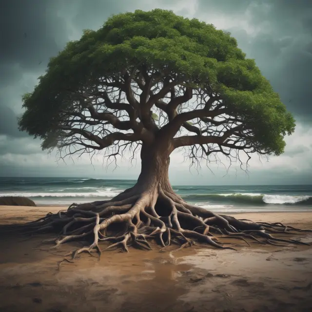 Image of a tree with Hope Now Alliance and Housing Policy Council roots intertwined during the housing crisis and pandemic