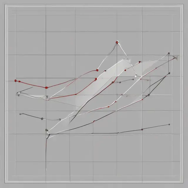 Two graphs contrasting horizontal growth with vertical growth in financial analysis.