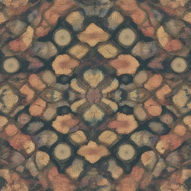A kaleidoscope with financial statements and key performance indicators, illustrating the revealing insights of horizontal analysis
