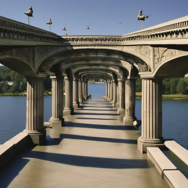 Bridge symbolizing the role of the Social Security and Medicare Boards of Trustees in maintaining the financial future of the Federal Hospital Insurance Trust Fund, named Part A of Medicare