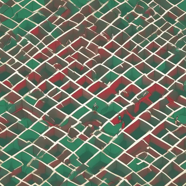 An issuer navigates complex tax rules with hospital revenue bonds and a maze, symbolizing the intricacy of this investment type.