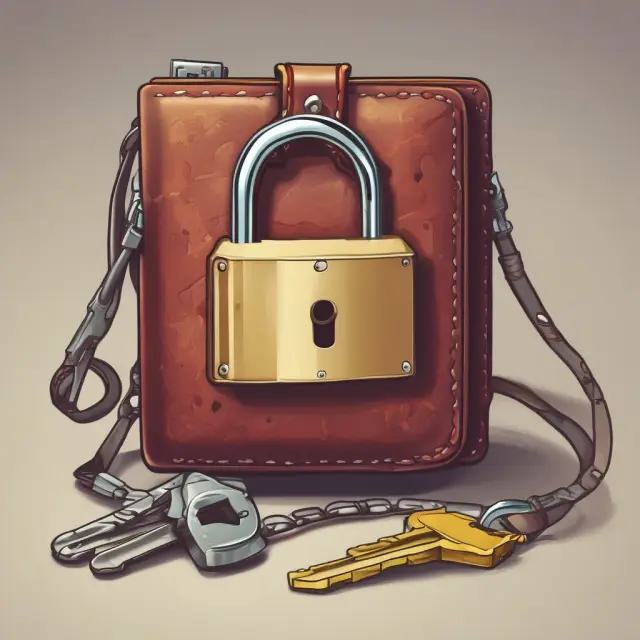 A protective shield surrounding a hot wallet, illustrating security measures such as multi-factor authentication and encryption