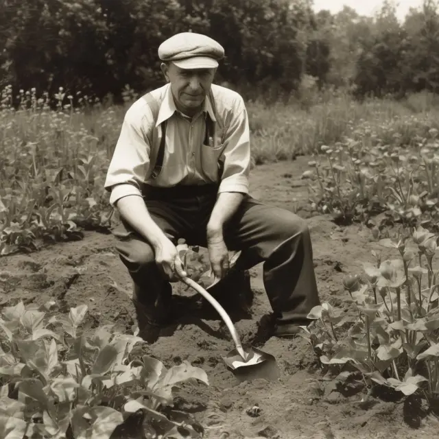 A personification of Harold Hotelling as a gardener cultivating nonrenewable resource prices based on interest rates and inflation
