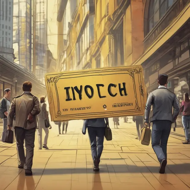 A chaotic scene of golden ticket holders clamoring to buy shares during an oversubscribed biotech IPO, illustrating speculative investment