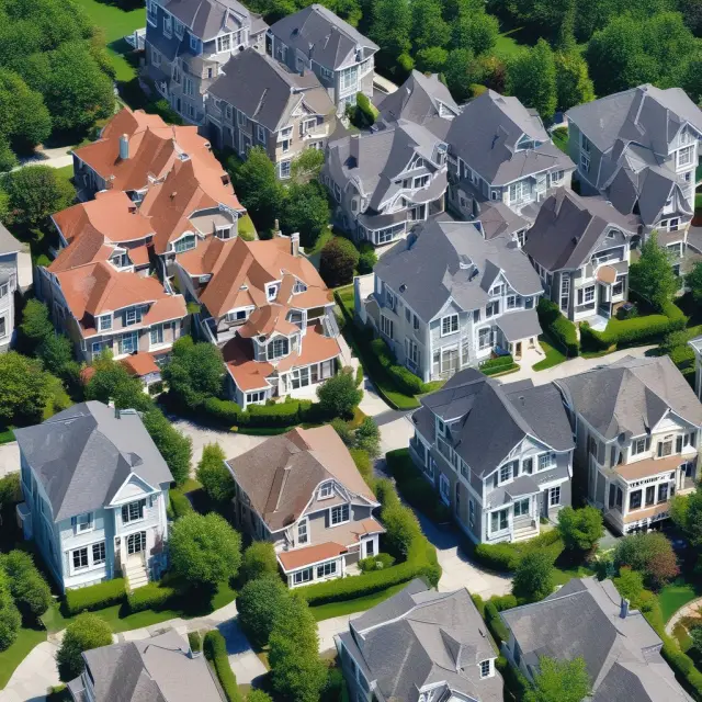 Two interconnected circles symbolizing the House Price Index (HPI) and S&P CoreLogic Case-Shiller Home Price Indexes, representing their differences and importance in housing market analysis