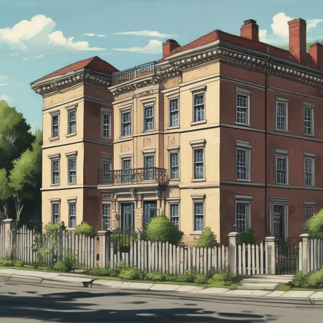 Image of a sturdy house surrounded by walls made of risk control measures, protecting it from potential margin call threats