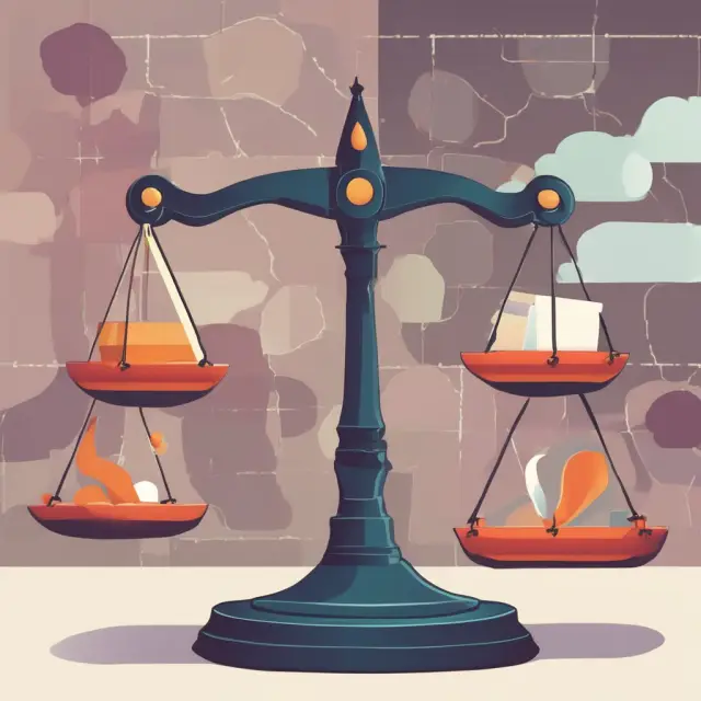 An image of scales with one pan representing hiring through an agency (with benefits and conveniences listed), while the other side shows independent hires (with cost savings and flexibility).