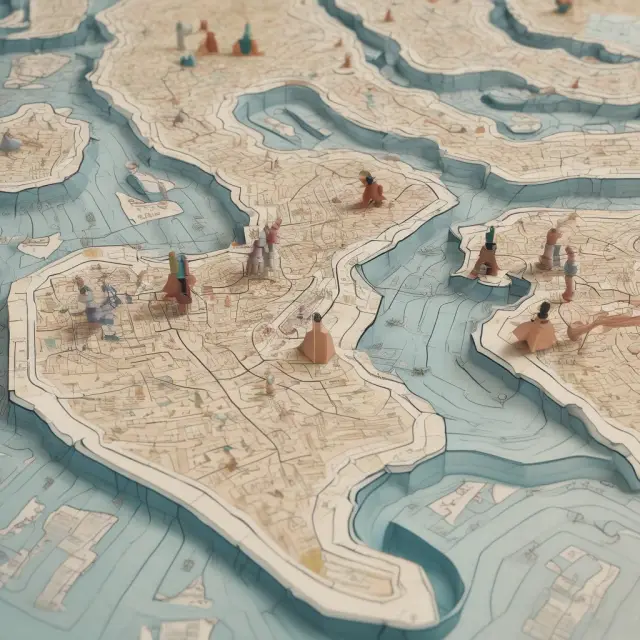 Household employer navigating complex maze of state taxes, symbolizing compliance challenges.