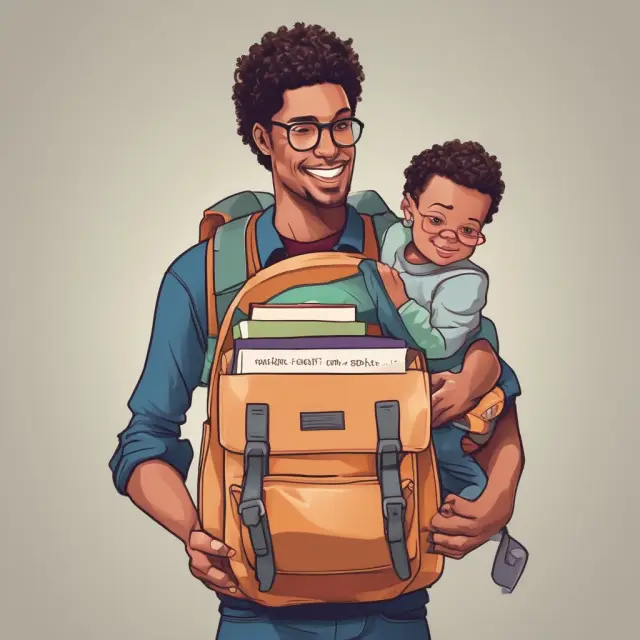 Parent carrying child