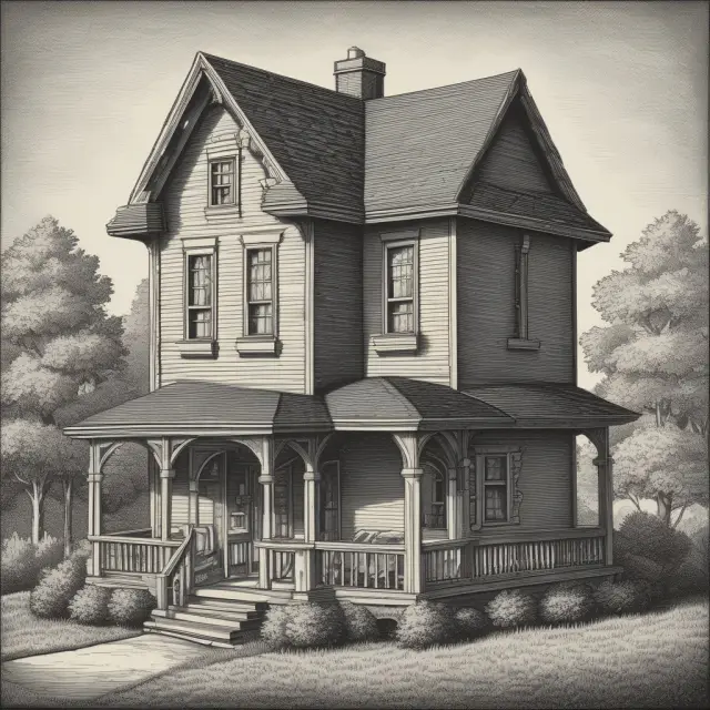 A sturdy house symbolizes various securities types - stocks, mutual funds, and bonds - each with distinct house maintenance requirements ensuring financial stability