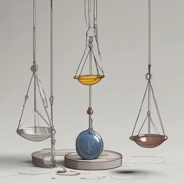 Metaphorical image of a pendulum illustrating the ambiguous application of the Howey Test to cryptocurrencies