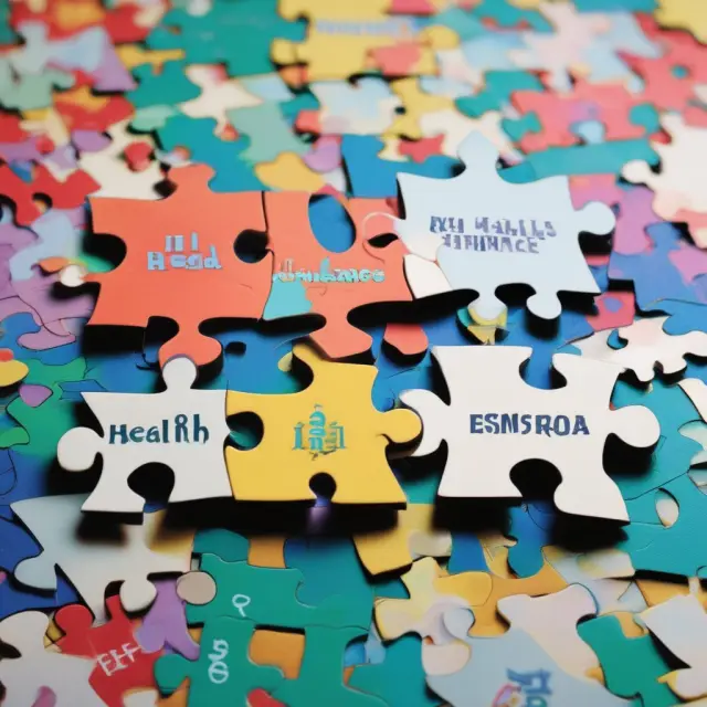 Three HRAs represented as interlocked puzzle pieces: QSEHRA, ICHRA, and EBHRA. Forming a comprehensive health insurance mosaic for employers.