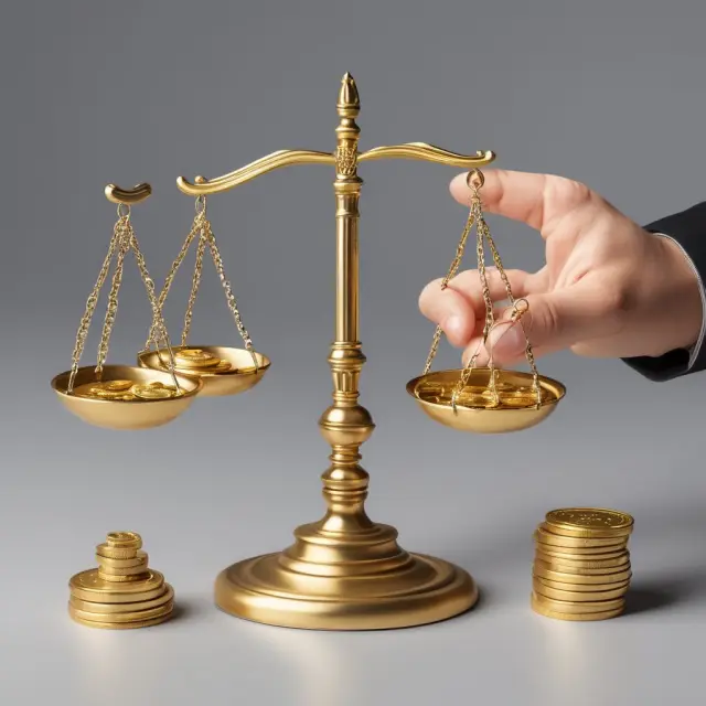 A person with gold coins represents HSA funds, while a scale compares different HSA custodian fee structures.