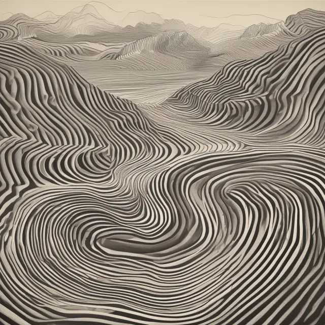 A wave cascading through a world map, symbolizing Hubbert curve