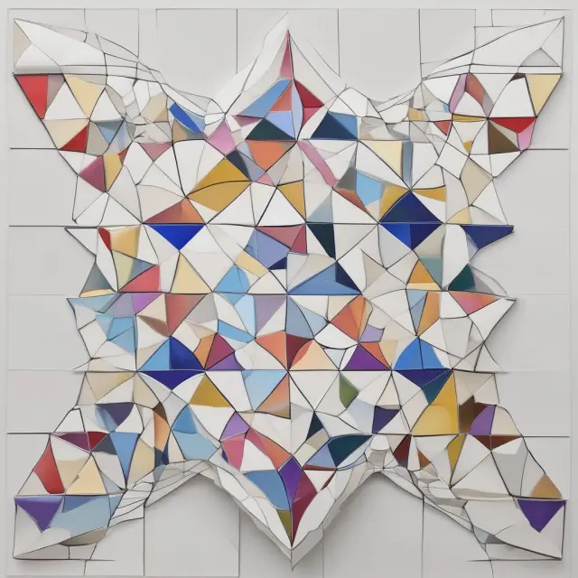 Mosaic depicting Hull-White model intertwined with Vasicek and CIR, symbolizing the evolution of interest rate modeling