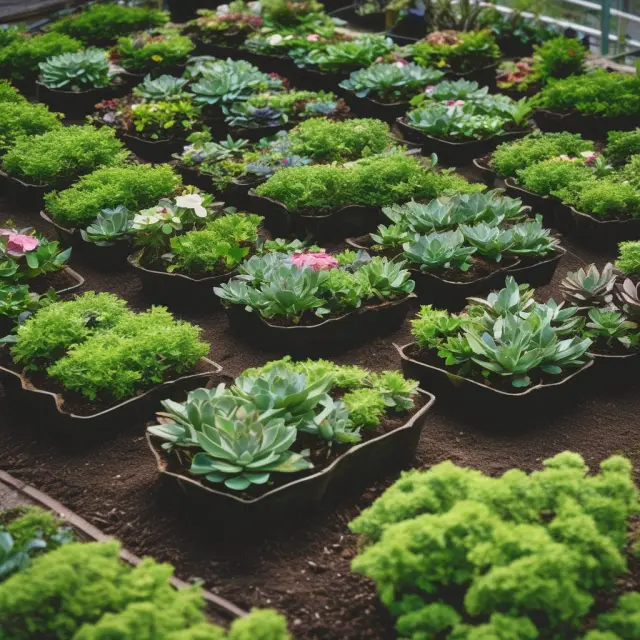 Imagery of an HRP garden, symbolizing employee development through strategic planning, training programs, and performance management.