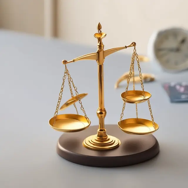 Golden scales weigh John