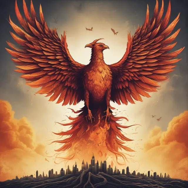 HR Phoenix, rising from ashes, symbolizes the transformation of HR from administrative function to strategic partner