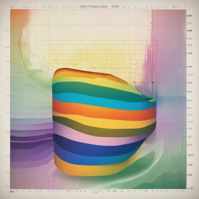 A visualization of humped yield curve with an inverted rainbow representing bond maturities, highlighting medium-term bonds as the peak.