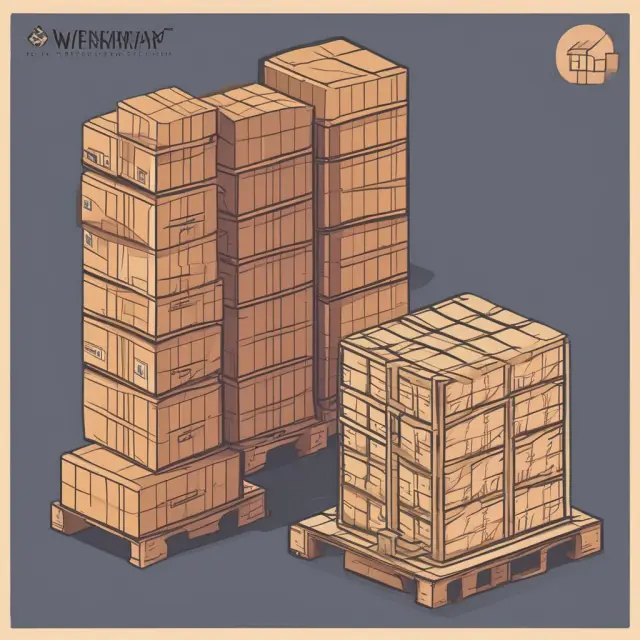 A scale balances various sized packages, representing hundredweight (CWT) and less-than-truckload (LTL) shipping choices