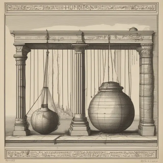 An image of a stylized hundredweight unit connecting different industries and continents through trade, emphasizing its historical significance.