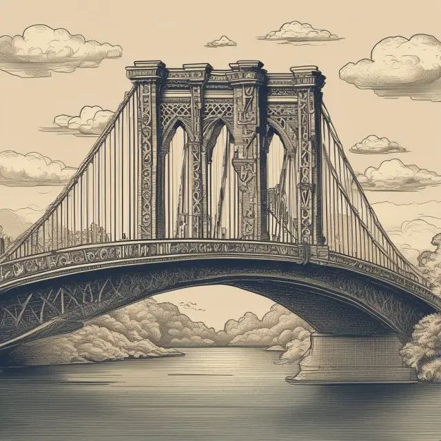 Image of a bridge symbolizing various factors influencing hung convertible pricing: Interest Rates, Durations, and Stock Prices.