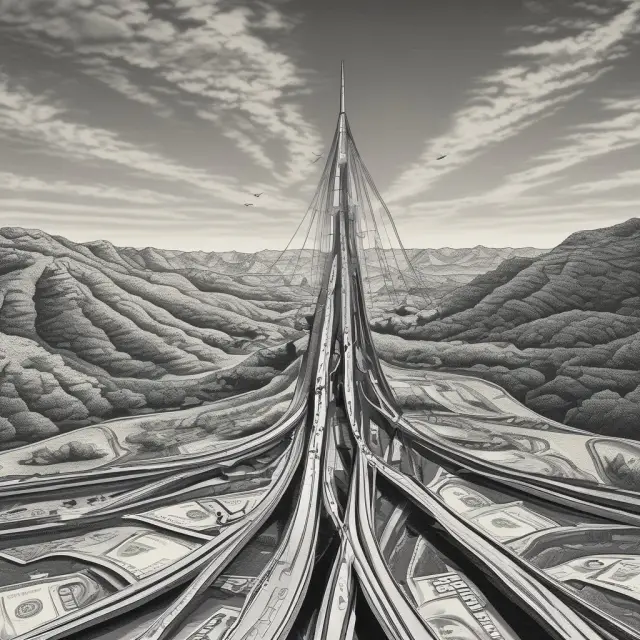 A maze of percentage returns vs. dollar values with investors at a crossroads, hurdle rates serving as their compass but revealing hidden complexities