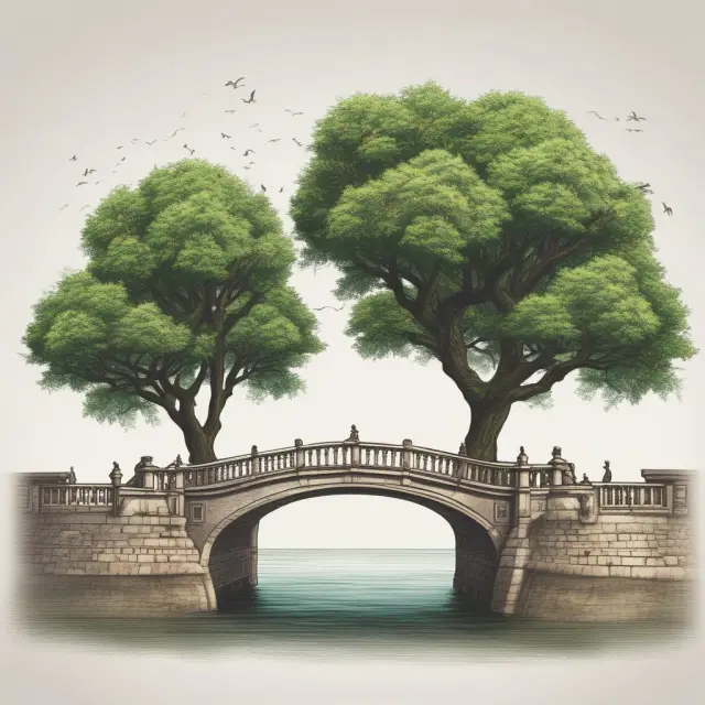 Visual metaphor of a bridge converting into a stock tree illustrates the hybrid nature of convertible preference shares