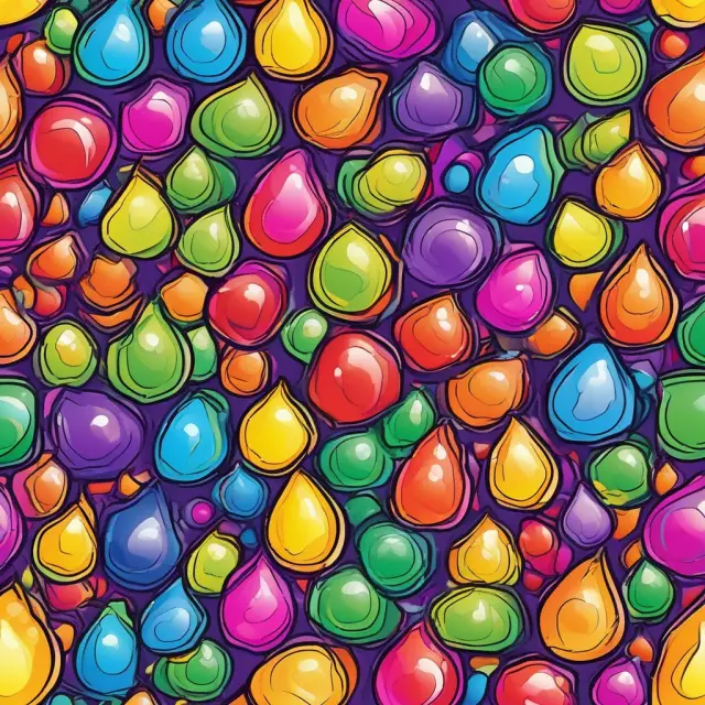 A colorful image of fuel droplets representing gasoline, jet, propane, kerosene, and diesel fuels, conveying their diverse applications