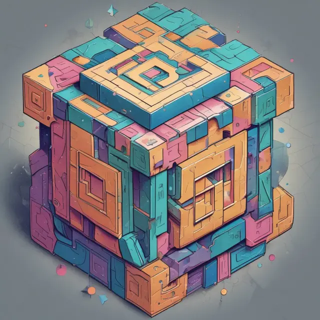 A puzzle box with the Hyperledger Composer logo symbolizing a solution to common questions about business blockchain applications