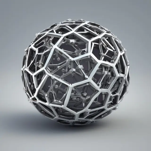A crystal ball with intricate blockchain data flowing through web sockets, revealing insights from the Hyperledger Explorer tool