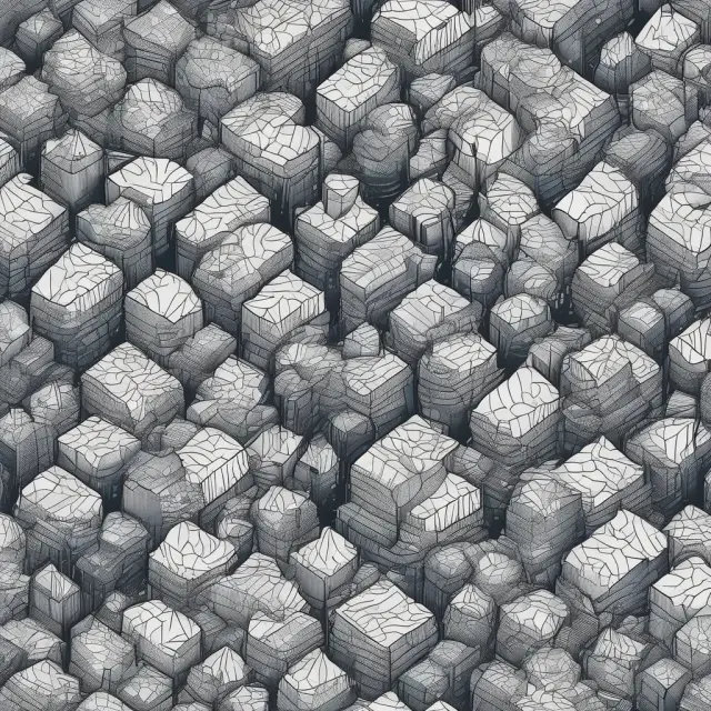 A calm sea filled with interconnected boats symbolizing private contracts, steered by Hyperledger Fabric as the anchor for trust and security.