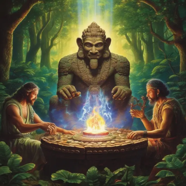 Analysts consulting an ancient oracle (IBES) to gain insights on company earnings estimates and market trends