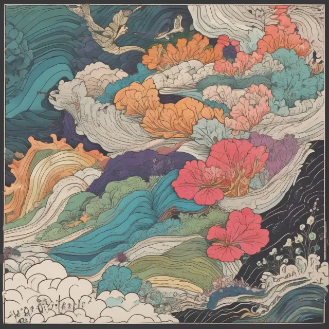 Illustration of Ichimoku Kinko Hyo Indicator components: tenkan-sen, kijun-sen, senkou span A, B and chikou span as lines on a chart