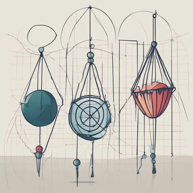 An ICOR pendulum illustrating the relationship between capital investments and output growth in modern economies