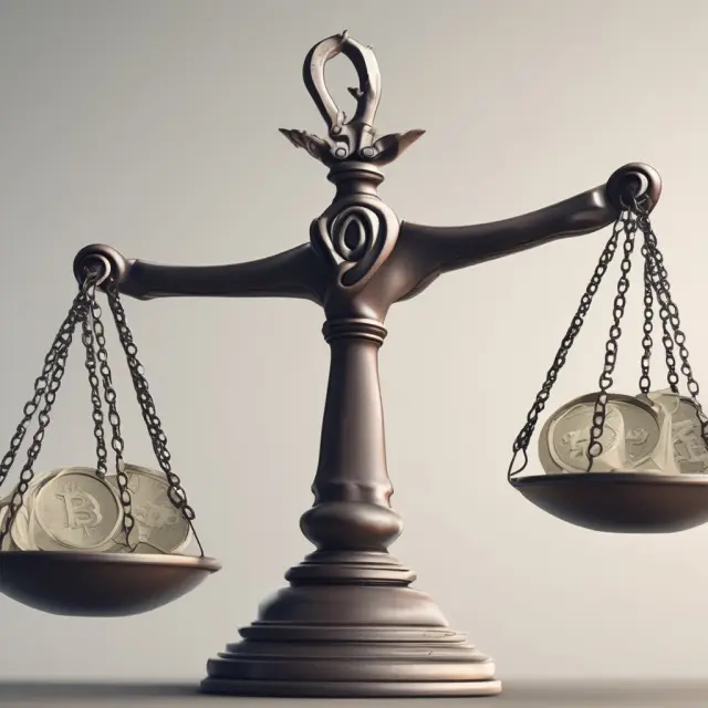 Two scales balanced, with identifiable assets symbolized by gold coins flowing between them, illustrating the synergies and benefits of post-merger integration