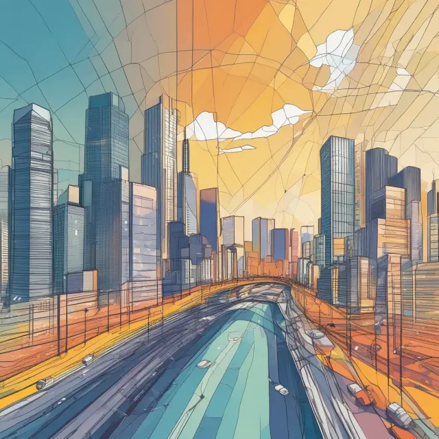 A sturdy bridge made of IFRS standards connecting diverse financial markets and investors
