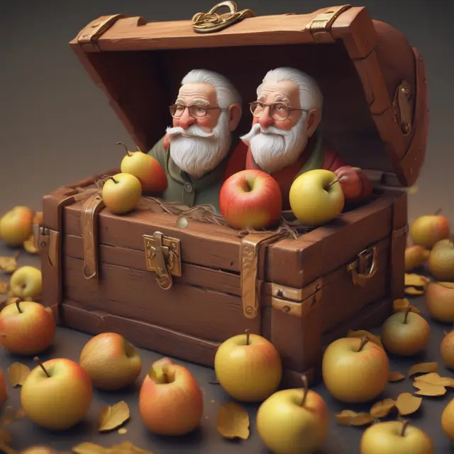 A grandparent passes wealth to children via an Intentionally Defective Grantor Trust, illustrated as a treasure chest overflowing with golden apples symbolizing appreciated assets.