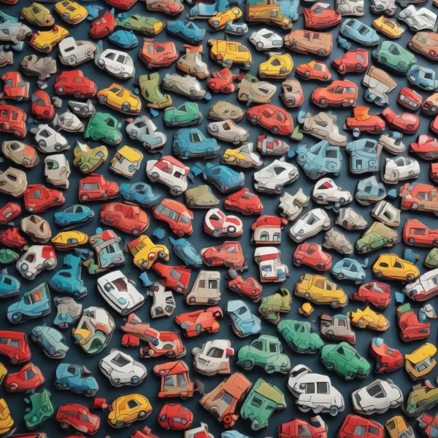 A jigsaw puzzle depicting various illiquid assets like real estate, cars, artwork, and private company interests, emphasizing their intrinsic value but challenging liquidity
