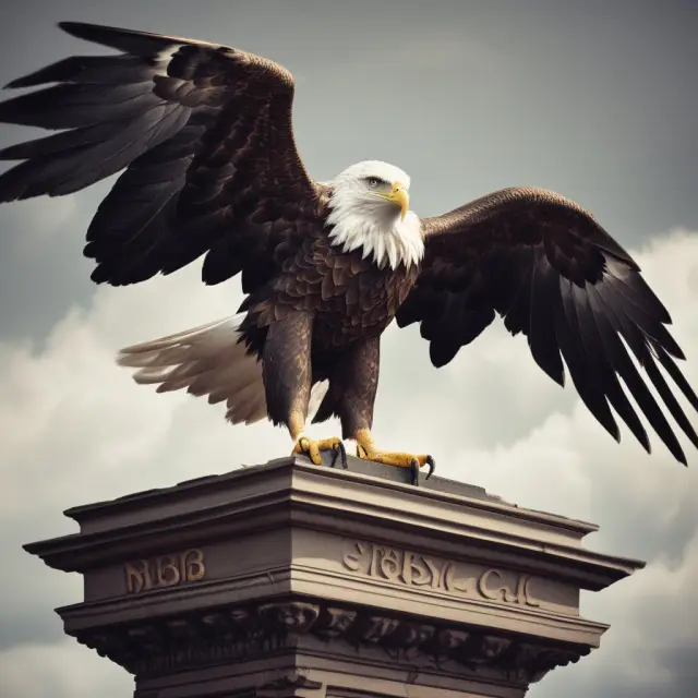 An eagle-eyed rating agency analyst meticulously examines a collection of various illiquid assets on a table, symbolizing the careful assessment of potential risks and rewards for investors