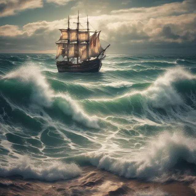 Currency waves crash against a digital seashore as sailors navigate FAQs on the International Money Market